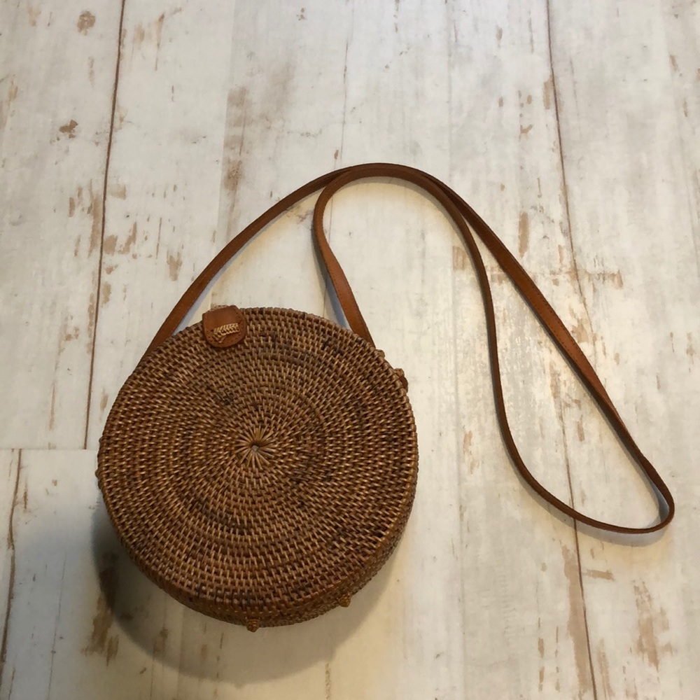 Brown summer purse